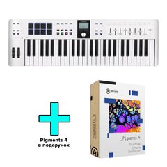 MIDI-клавиатура Arturia KeyLab Essential 49 mk3 (White) + Arturia Pigments