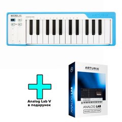 MIDI-клавиатура Arturia MicroLab (Blue) + Arturia Analog Lab V