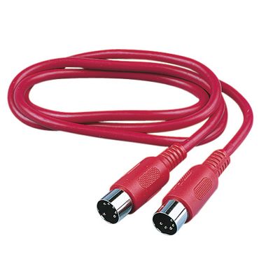 Готовый кабель Reloop MIDI cable 1.5 m red