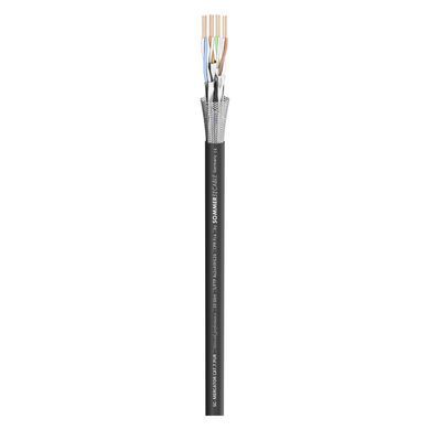 Гнучкий кабель категорії 7 Sommer Cable 581-0071 Cat.7 SC-Mercator CAT.7 PUR; PUR; black, &Oslash; 6,40 mm