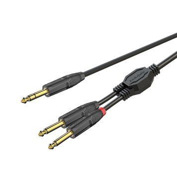 Аудіокабель Roxtone GPTC130L6, Jack - Jack, 2х0.22, 6 м