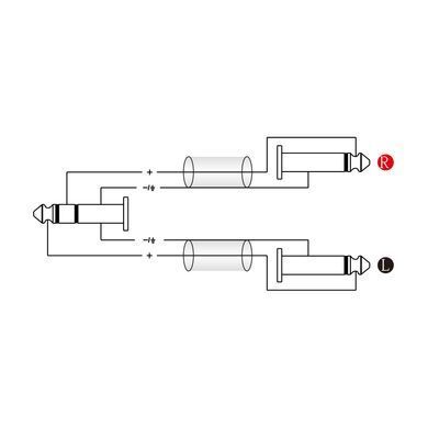 Аудіокабель Roxtone SAYC100L2, Jack - Jack, 2 м