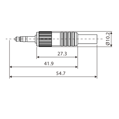 Роз'єм Roxtone RMJ3PL-C mini-Jack 3,5 мм stereo