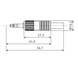 Роз'єм Roxtone RMJ3PL-C mini-Jack 3,5 мм stereo