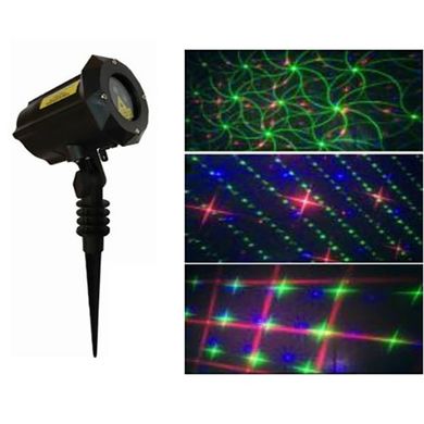 Лазер водонепроникний X-Laser X-35P-B RGB moving laser 8 Flowers з ДУ