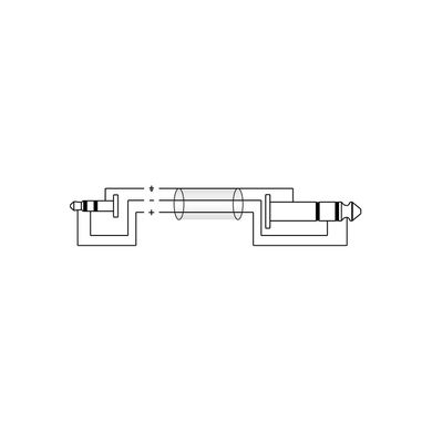 Готовий аудіокабель Roxtone SACC280L1, 2x0.14, 1 м