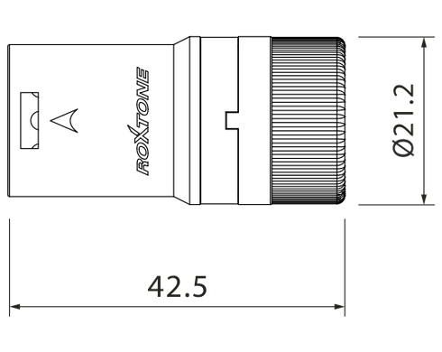 Роз'єм Roxtone LX3M XLR male (тато)