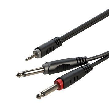 Готовый аудиокабель Roxtone SAYC130L1, 2х1x0.14, 1 м
