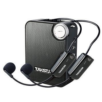 Портативний підсилювач Takstar E500W-2P з 2 наголовними мікрофонами