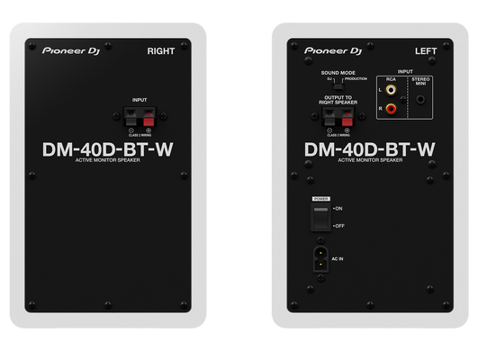 Комплект мониторов Pioneer DJ DM-40D-BT-W