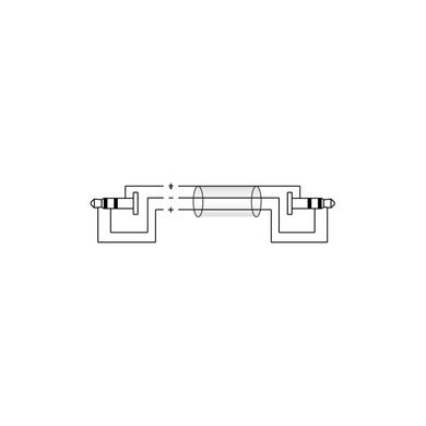 Готовый аудиокабель Roxtone SACC240L1, 2x0.14, 1 м