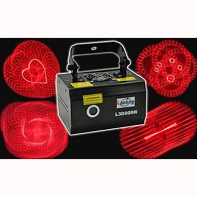 Лазер LanLing L3D80RR 100mW Mini Red 3D Laser Light