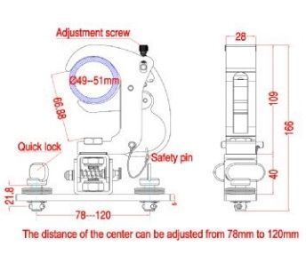 Струбцина для кріплення EMS 627P126-B