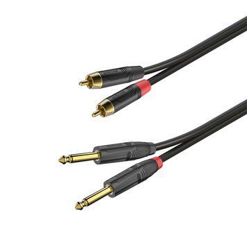 Готовый аудиокабель Roxtone GPTC200L1, 2x2x0.22, 1м