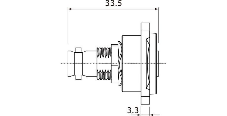 Проходной BNC-адаптер Roxtone RAB75D