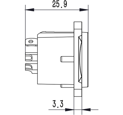 Роз'єм Roxtone RX5MD-NT 5-pin XLR male (папа)