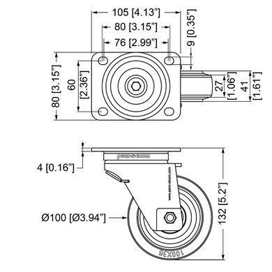 Ролик Penn Elcom W0990-auto
