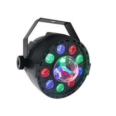 Пар New Light PL-99C Mini LED PAR LIGHT 9*1W with crystall ball