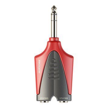 Переходник Roxtone RPAN300 6.3mm jack stereo male (папа) - 2x6.3 jack stereo female (мама)