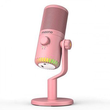 Мікрофон для геймерів Maono DM30 (Pink)