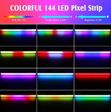 Світлодіодна панель New Light PL-32KS LED Wall Strobe Bar 144