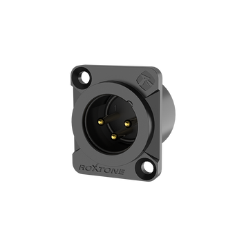 Разъём Roxtone RX3MDWP-BG XLR панельный male (папа)