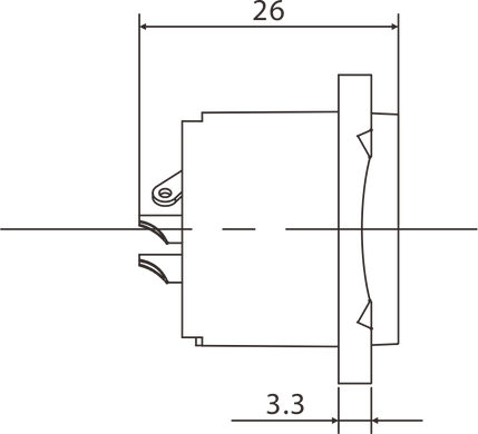 Роз'єм Roxtone RX3MDWP-BG XLR панельний male (тато)