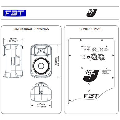 Активная акустическая система FBT J 15A