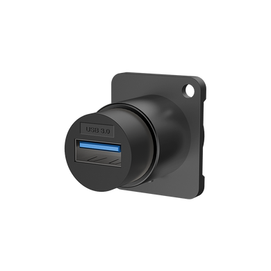 Разъём Roxtone RAU3D-B панельный USB 3.0