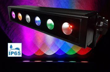 Светодиодная панель EMS A010W IP65 6*30W 4 в 1 COB LED BAR