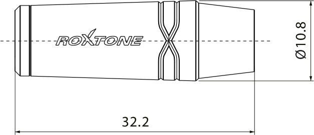 Разъем Roxtone RMJ3FPP-65-NN Jack 3,5 (stereo)