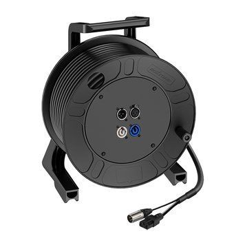 Кабельный барабан с DMX и силовым кабелем ROXTONE CDPS010-IECL15, 15 м