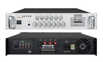 Підсилювач ProRecAudio PA-5800USBDS, 800Вт, USB/SD, 2U, срібний