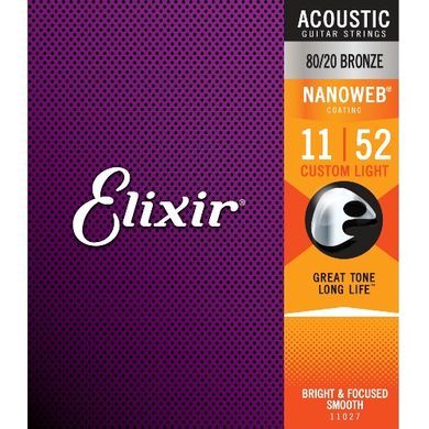 Струни для акустичних гітар Elixir AC NW CL
