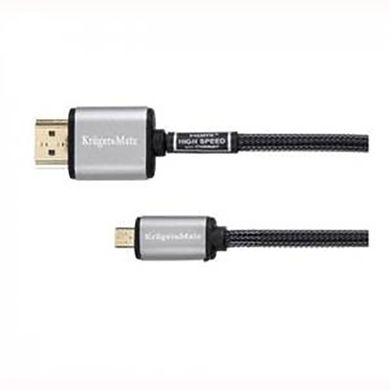 Готовий кабель HDMI - micro HDMI штек.-штек. (A-D) 1.8m KrugerMatz KM0327