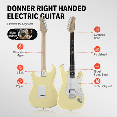 Электрогитара (комплект) Donner DST-100 Yellow