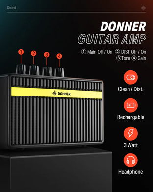 Електрогітара (комплект) Donner DST-152 Sunburst