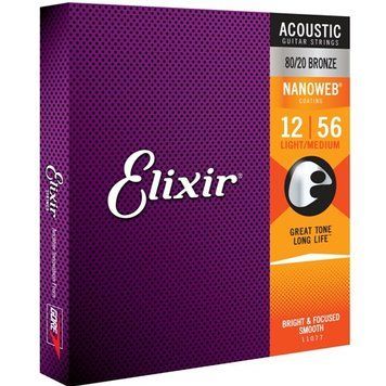 Струны для акустических гитар Elixir AC NW LM