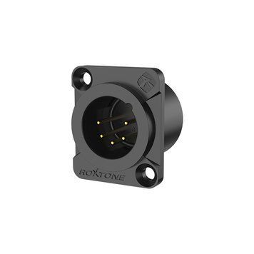 Разъем Roxtone RX5MDWP-BG 5-pin XLR male (папа)