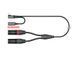 Двохканальний балансний аудіокабель Roxtone RA3B-TC2XM USB-C - 2*XLR тато