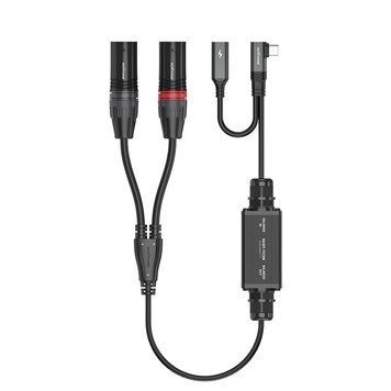 Фото товару Двохканальний балансовий аудіокабель Roxtone RA3DT-TC2XM USB-C - 2*XLR тато