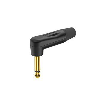 Разъем Roxtone PJ2RX-BG Jack 6,3 plug (mono) угловой