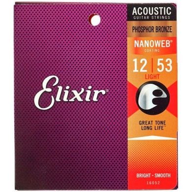 Струни для акустичних гітар Elixir AC Ph NW L (3 Pk)