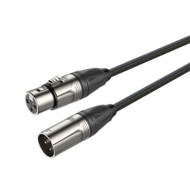 Мікрофонний кабель Roxtone DMXX200L05, XLR - XLR, 2x0.22, 0,5 м