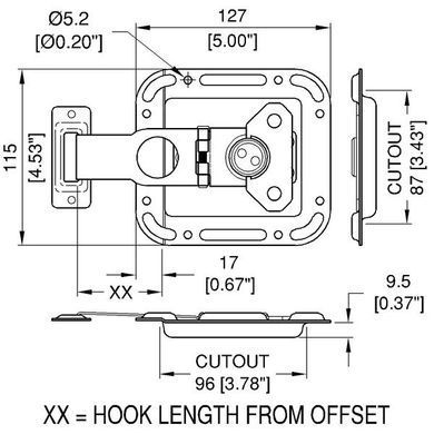 Замок для кейсу Penn Elcom L0747/62/9117z