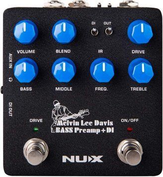 Педаль ефектів NUX MLD Bass Preamp + DI Pedal (NBP-5)