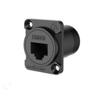 Разъём Roxtone RAE8FD-C6-B панельный RJ45