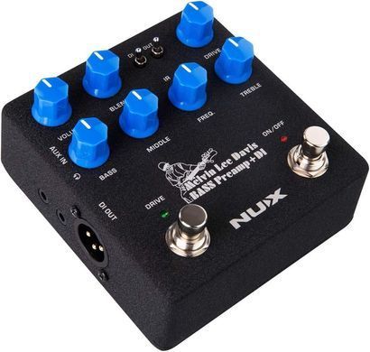 Педаль эффектов NUX MLD Bass Preamp + DI Pedal (NBP-5)