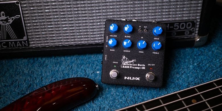 Педаль эффектов NUX MLD Bass Preamp + DI Pedal (NBP-5)