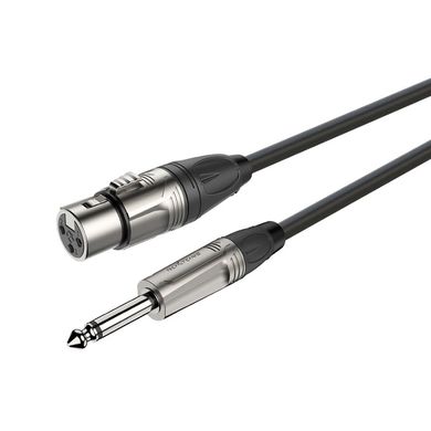 Мікрофонний кабель Roxtone DMXJ210L10, XLR - Jack, 2x0.22, 10 м